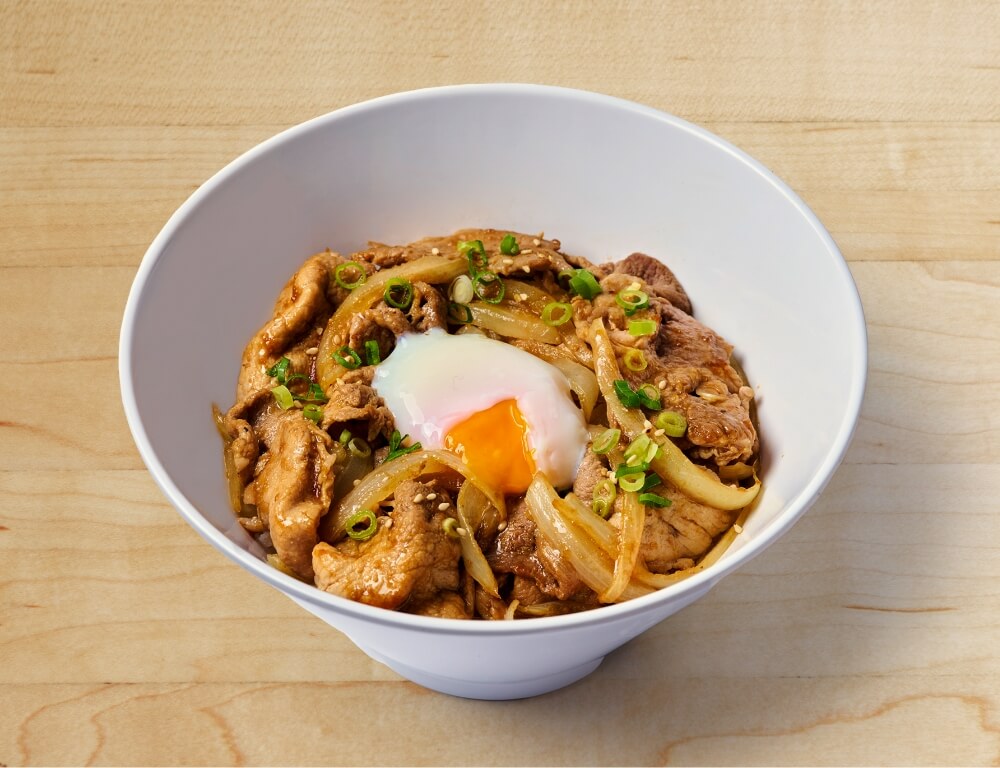 豚肉の黄金さっぱり丼