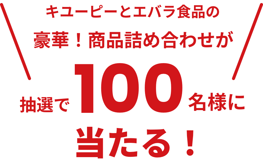 キユーピーとエバラ食品の豪華!商品詰め合わせが