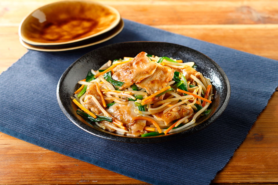 焼肉堪能 肉野菜炒め